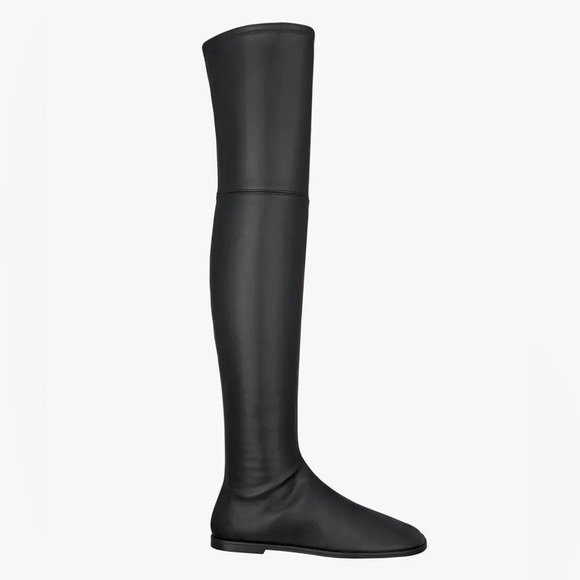 ZARA FITTED FLAT OVER THE KNEE BOOTS - Picture 2 of 10
